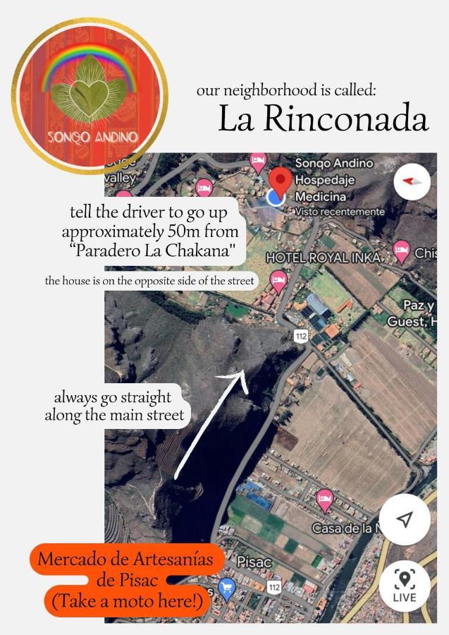 Sonqo Andino Hospedaje Medicina Pisac Luaran gambar